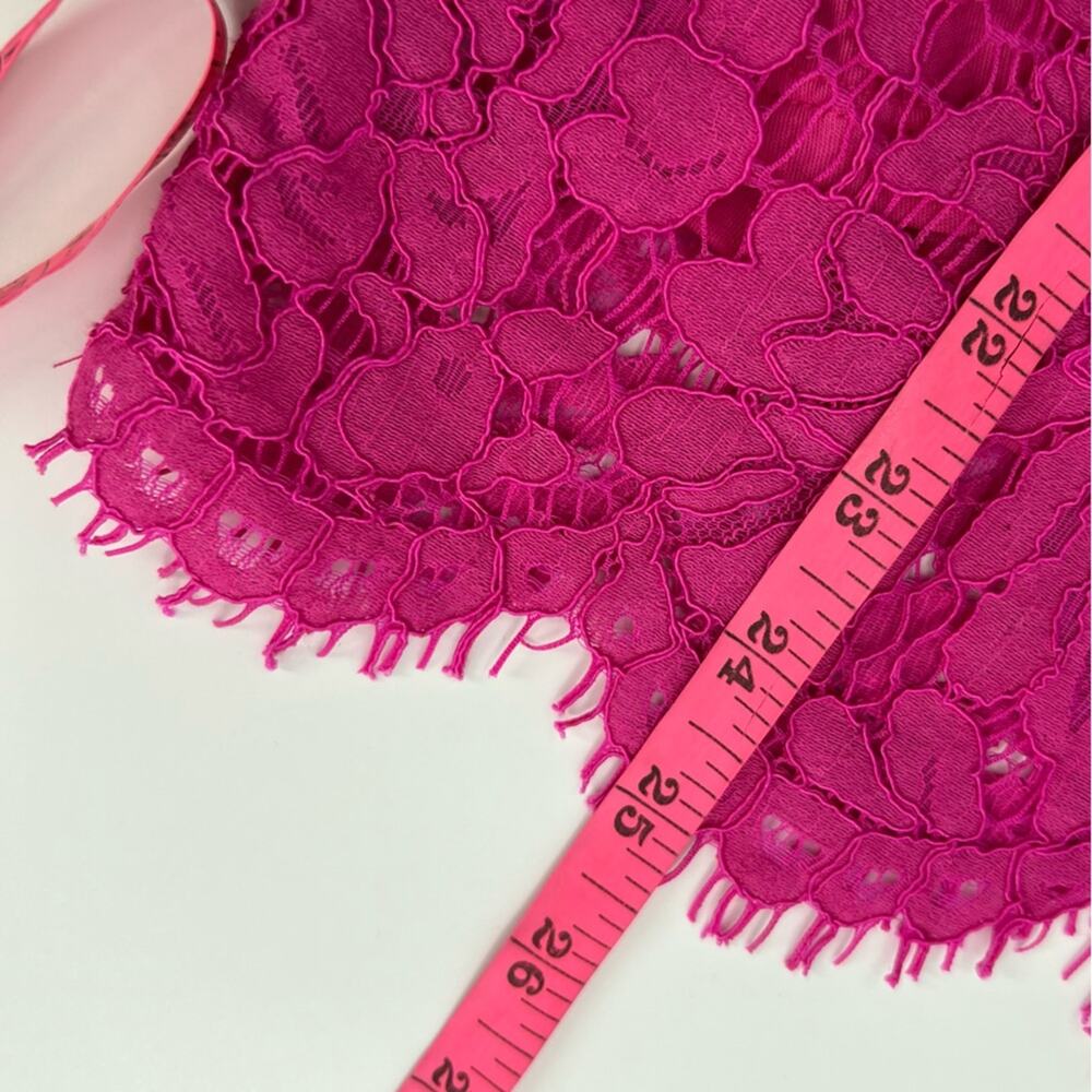 Generation love lace top steffina hot pink sz L - Picture 6 of 6